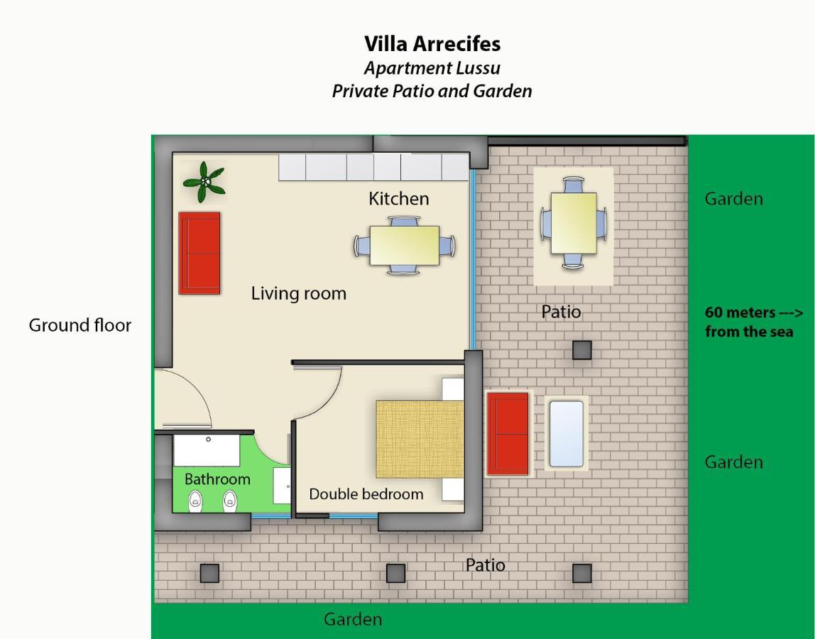 Villa Arrecifes フェルティリア エクステリア 写真